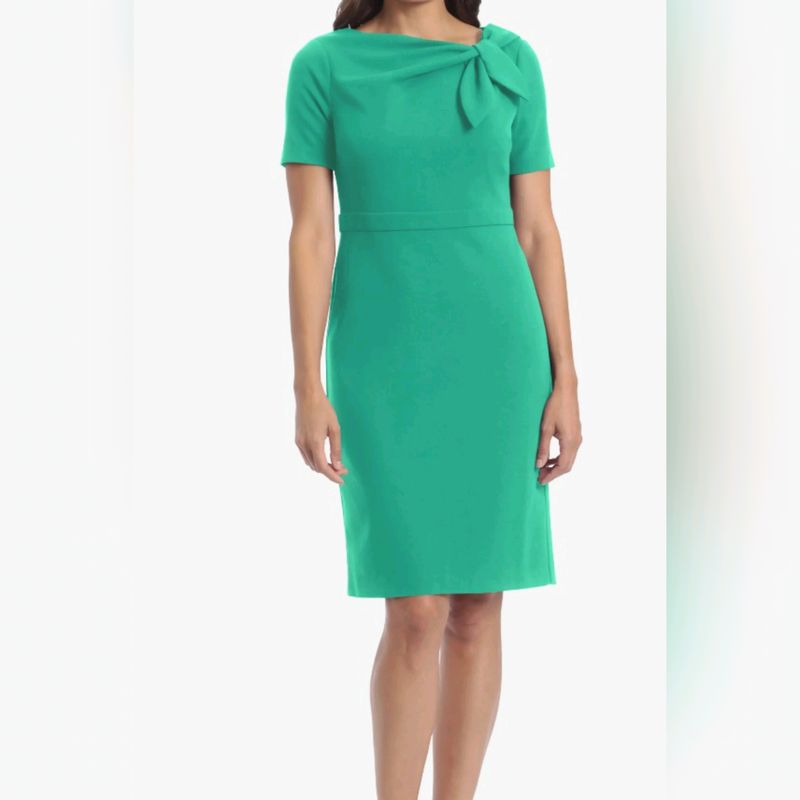 Elegant Side-Tie Sheath Pencil Dress Elegant Side-Tie Sheath Pencil Dress