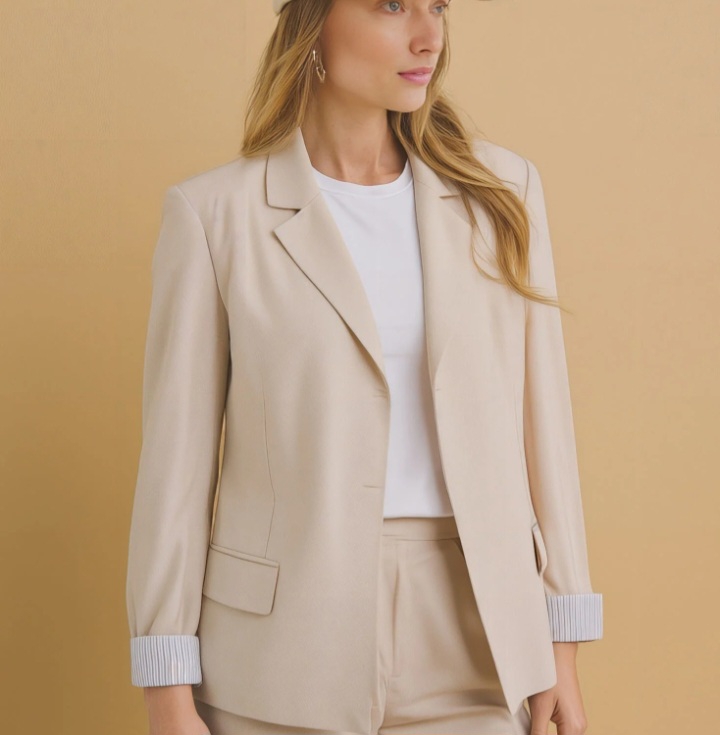 Simply Stylish Open Front Blazer