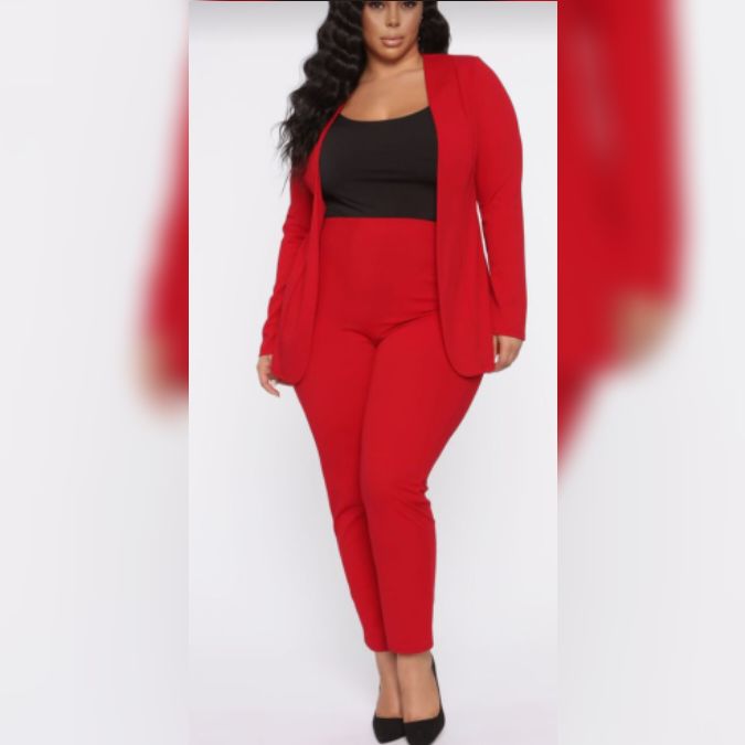 Solid Open Front Blazer 