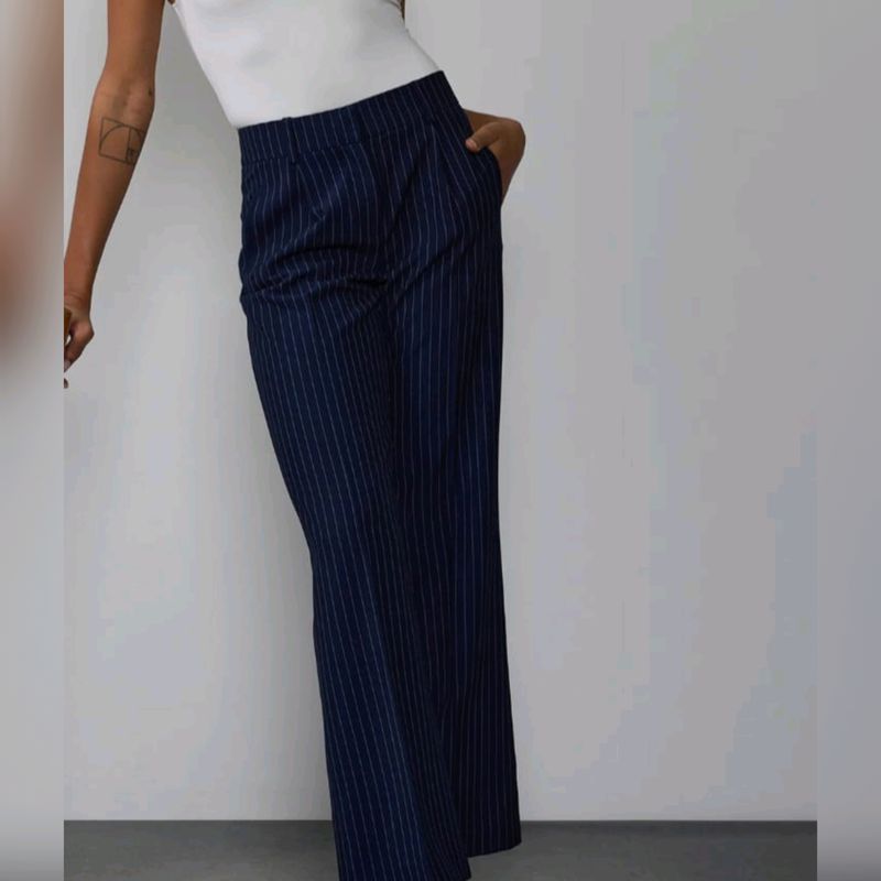 Plaid Straight Leg Slim Pants