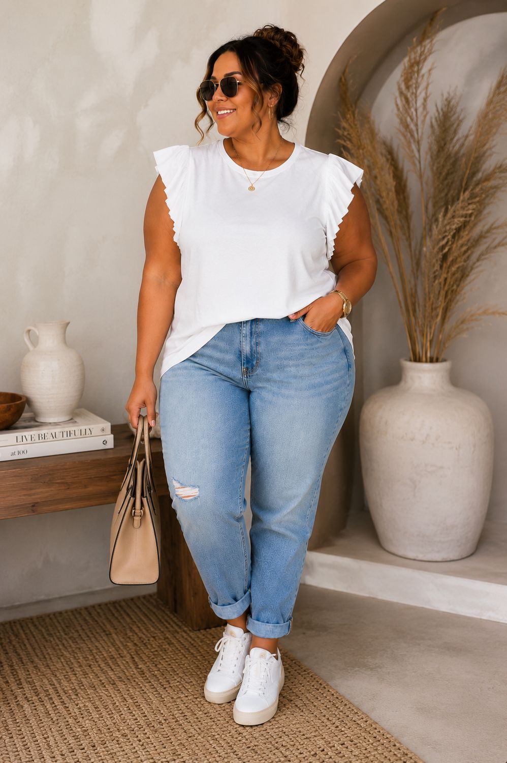 Double Flutter Ruffle Sleeve