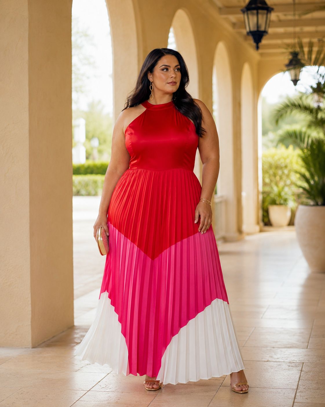 Retro Chic Halter Jumpsuit