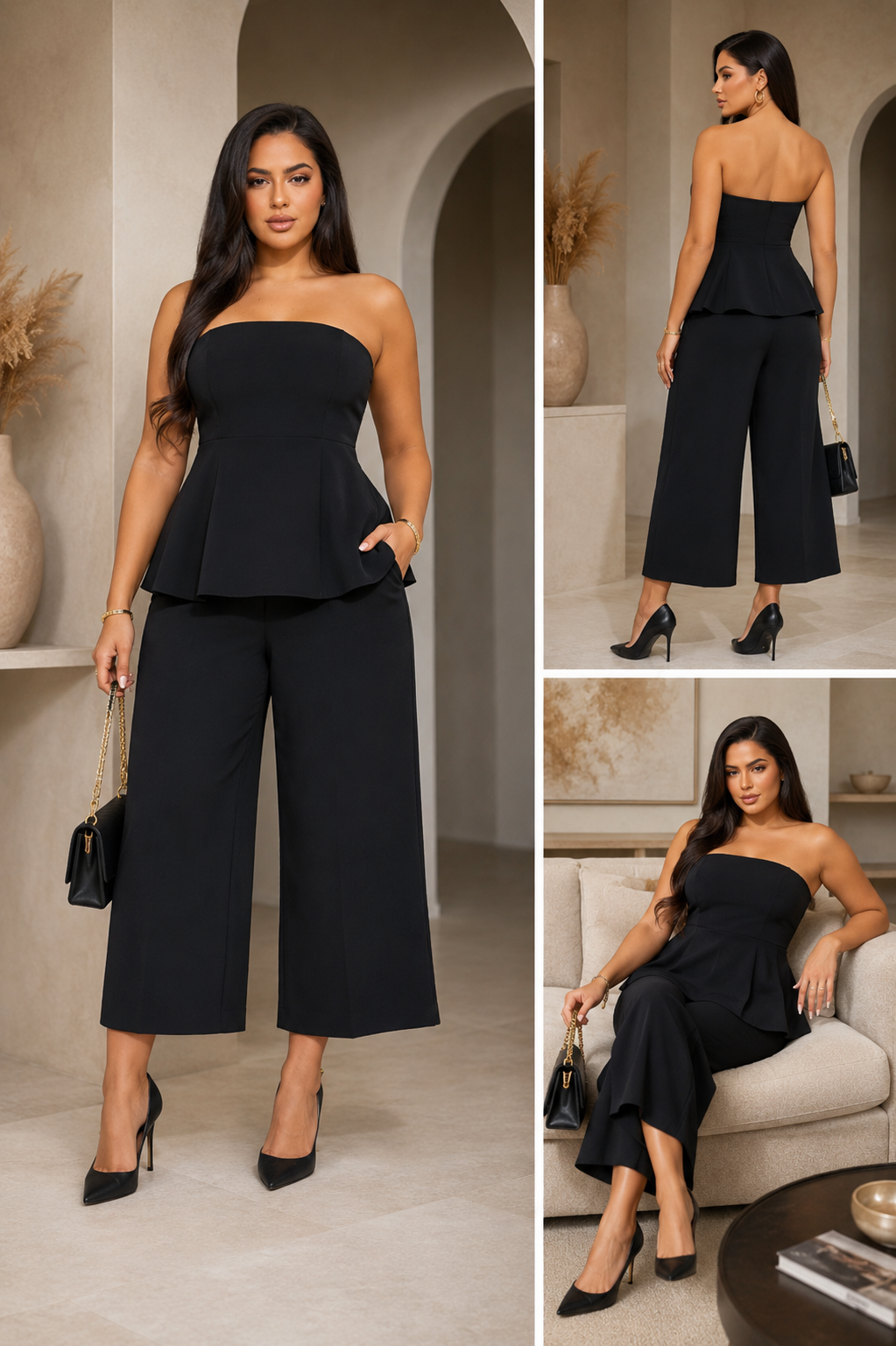 Strapless Chic Pantset