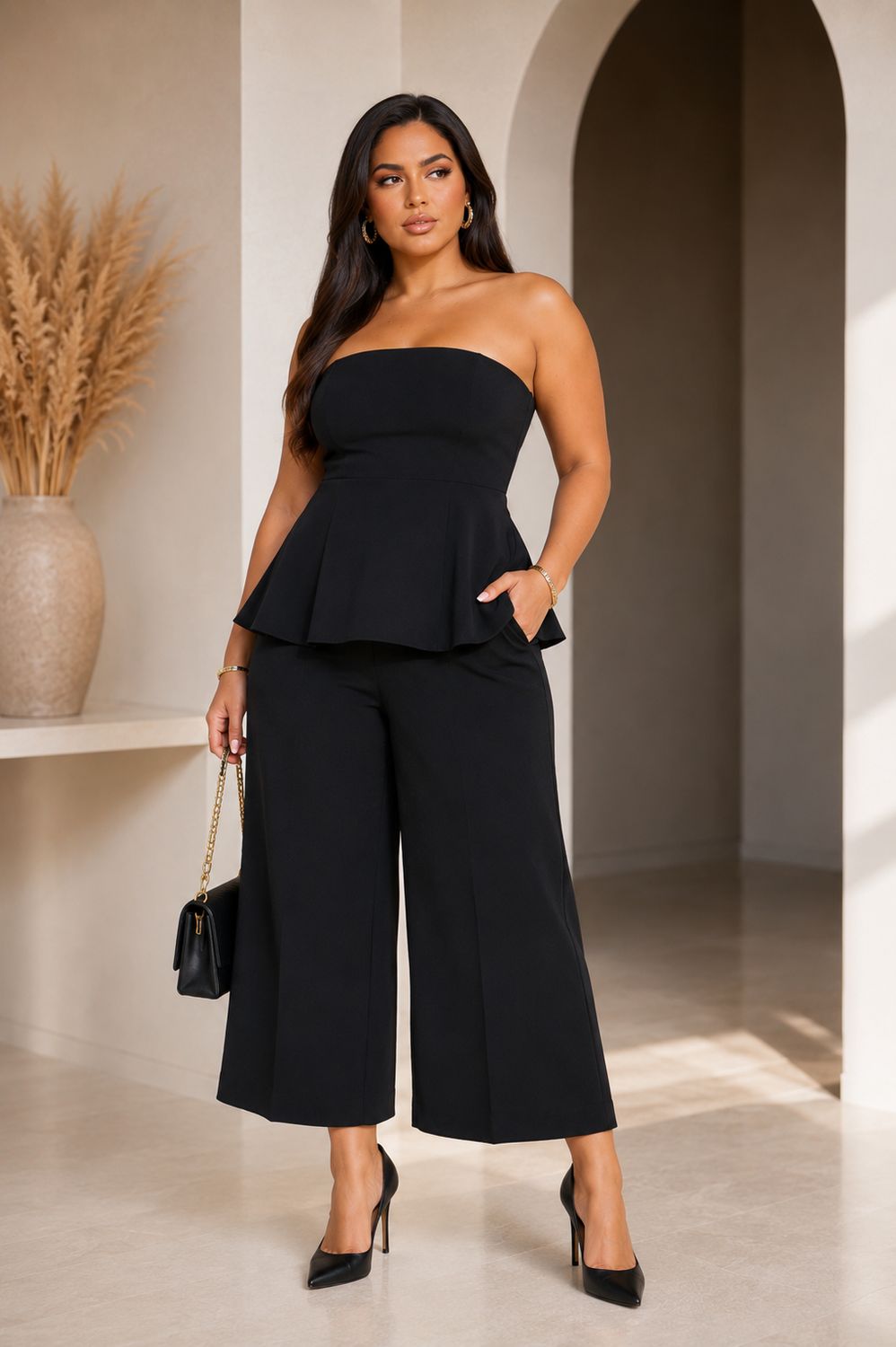 Strapless Chic Pantset