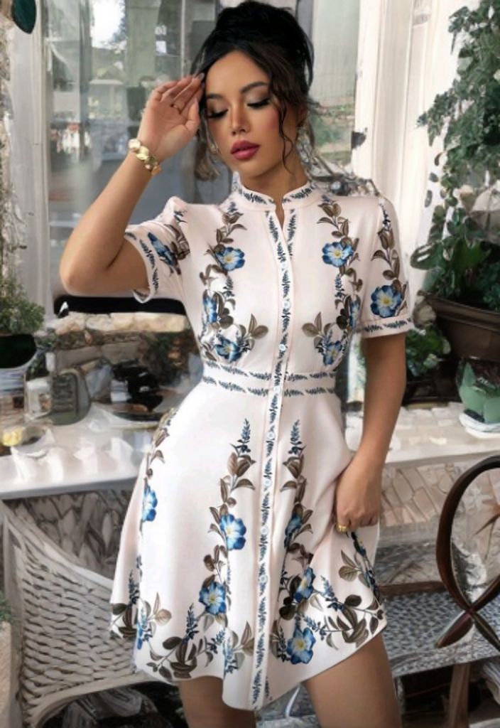 Floral Breeze Short Dress