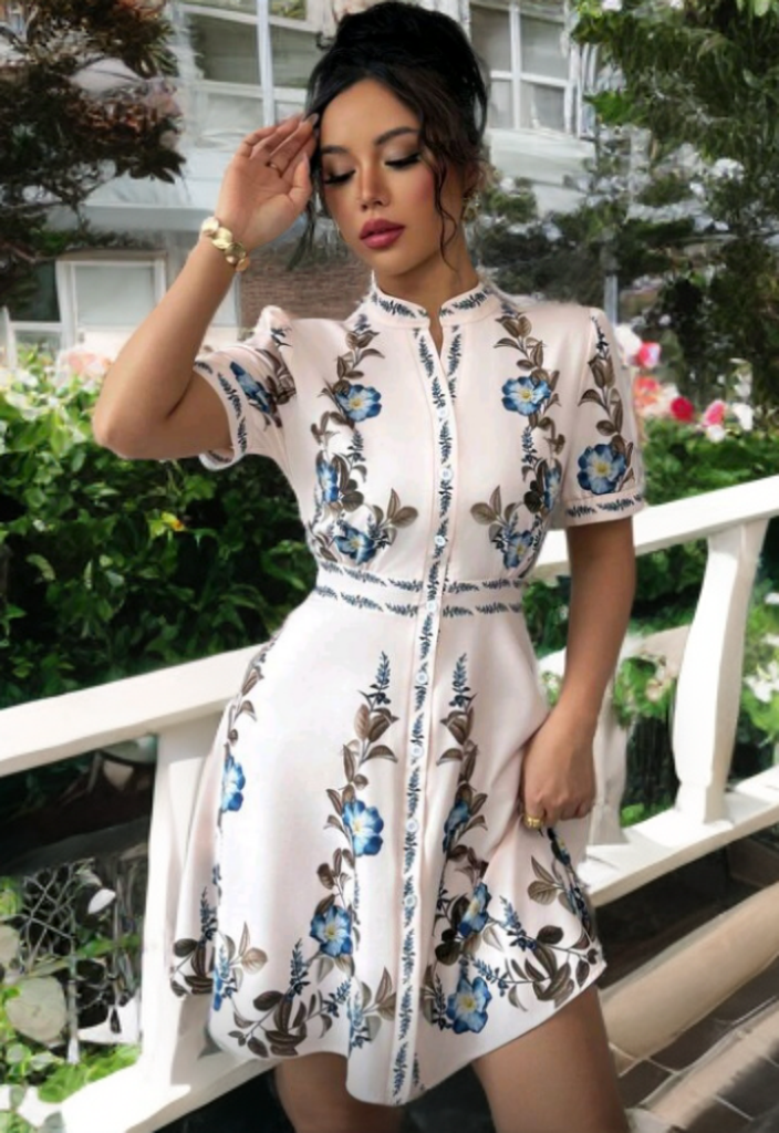 Floral Breeze Short Dress