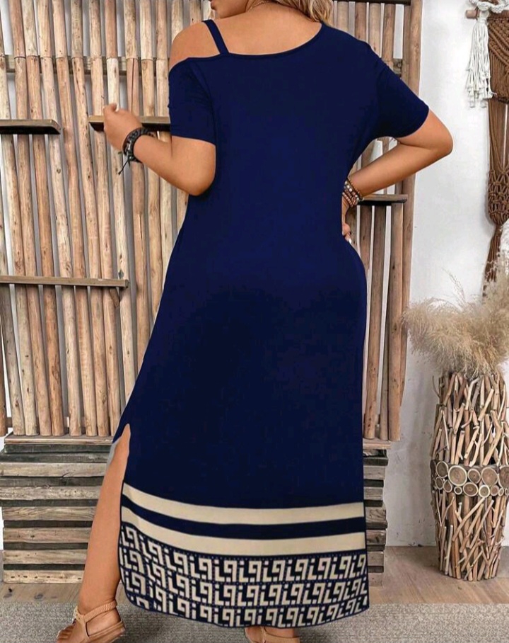 Off-Shoulder Summer Maxi Dress