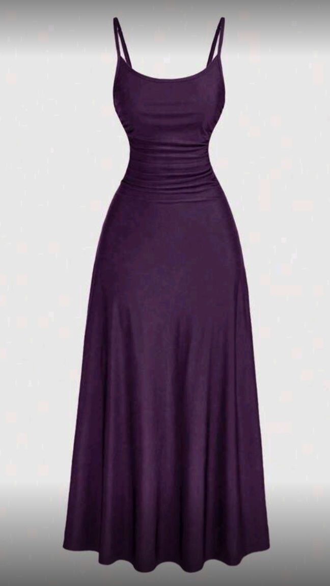 Ruched Waist Spaghetti Strap Dress