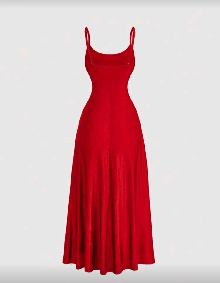 Ruched Waist Spaghetti Strap Dress