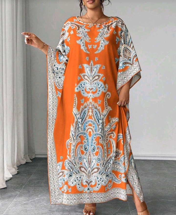 Casual Elegant Floral Print V Neck Dress