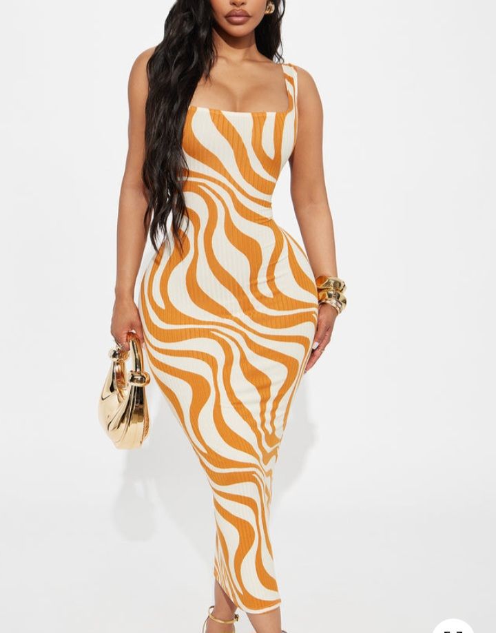 Sleeveless Square Neck Maxi Dress