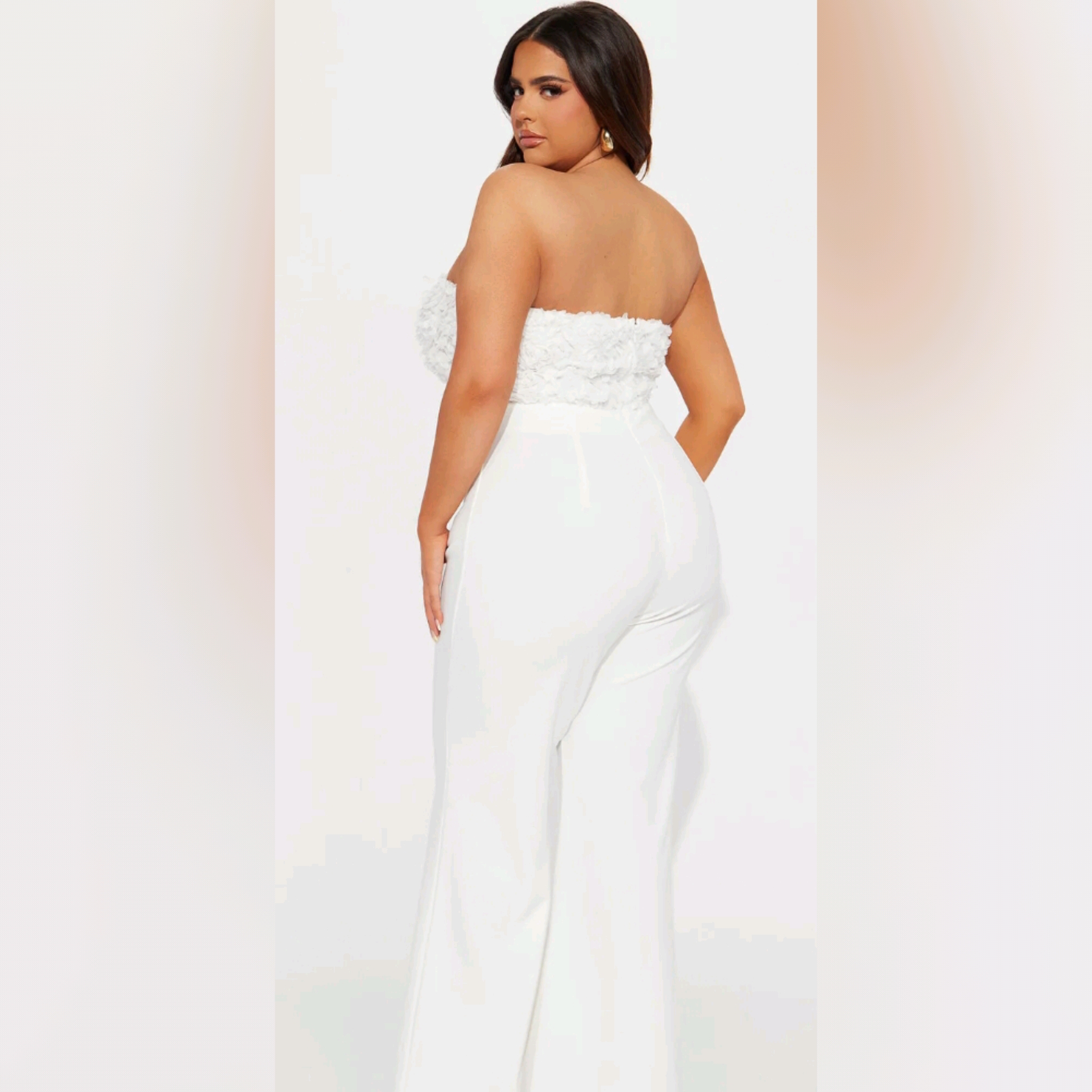 Flowers details sleeveless Jumpsuit