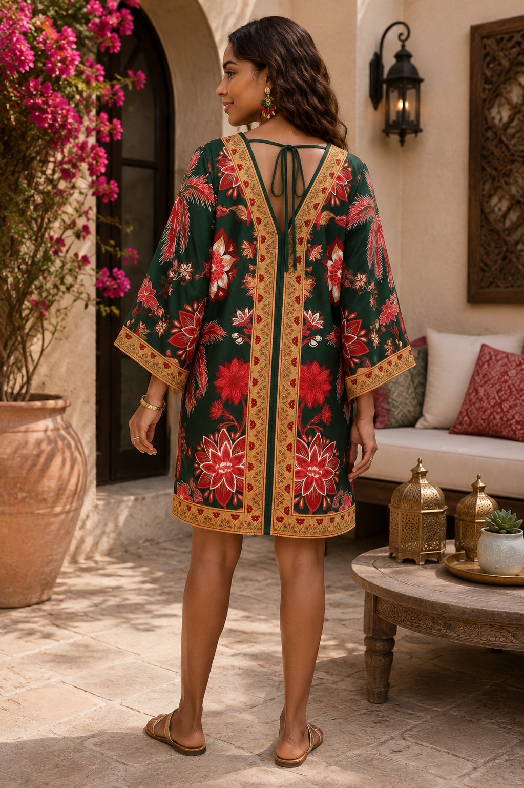 Emerald Garden Statement Dress
