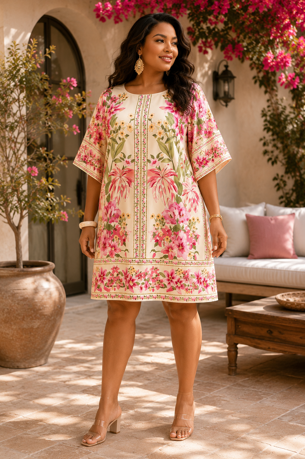 Blossom Garden Shift Dress