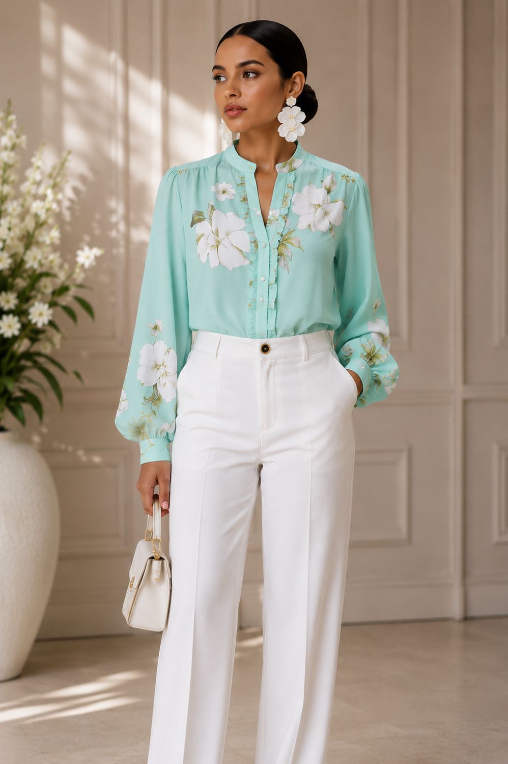  Blossom Elegance Blouse