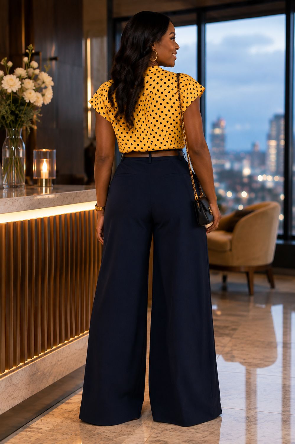 Modern Poise Wide-Leg Pants