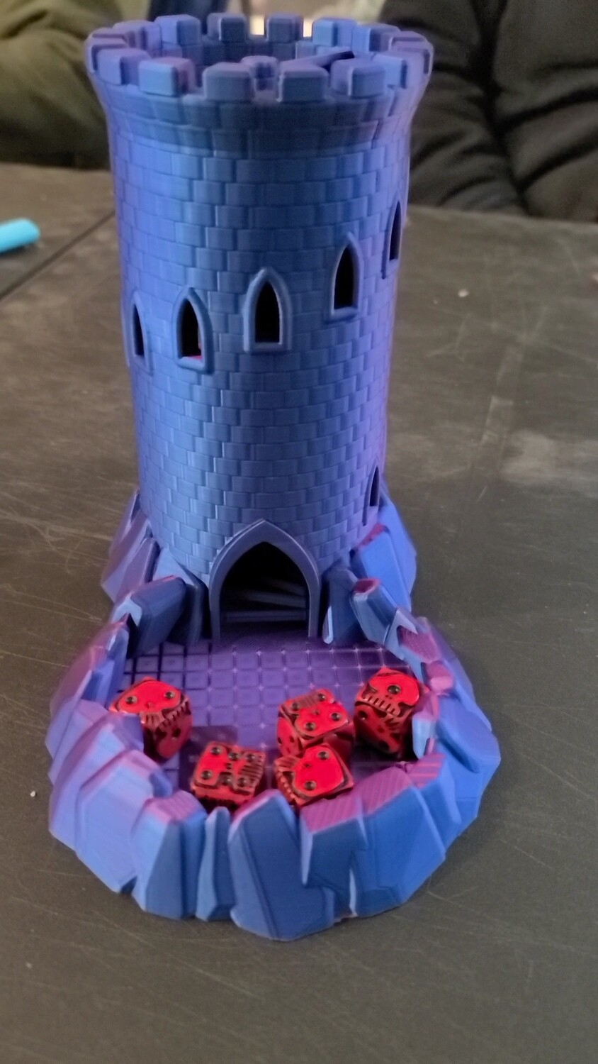 3D Printed Dice Tower