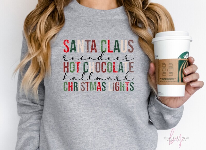 Santa Clause Hot Chocolate Christmas Lights