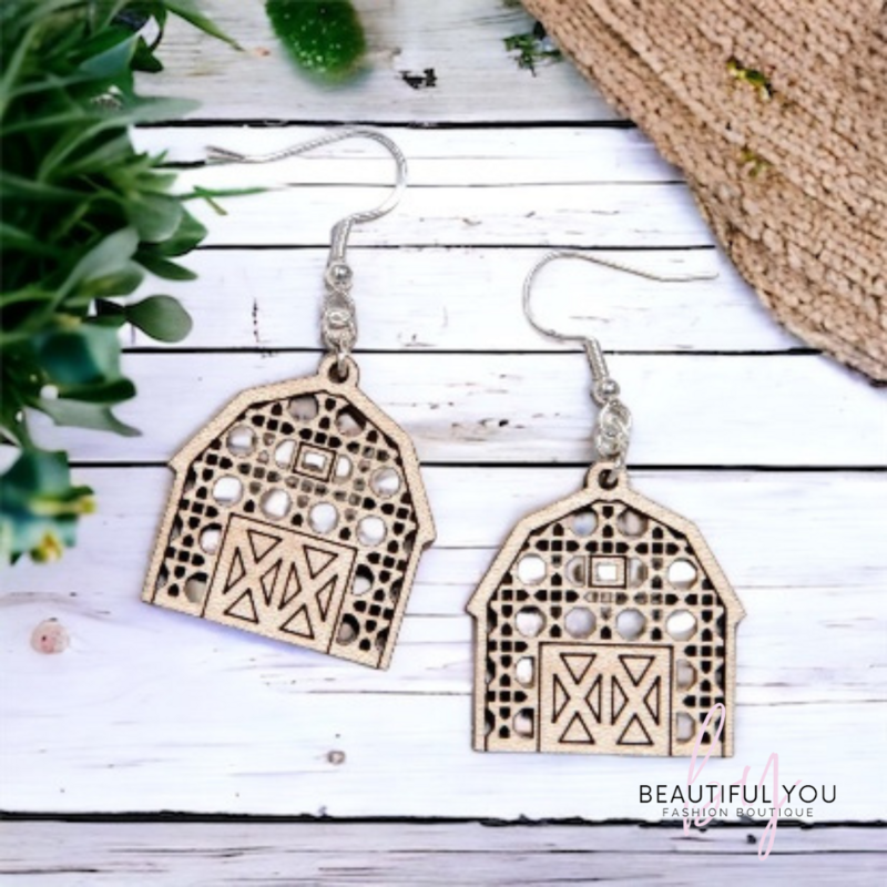 Rustique - Rattan Farmhouse Earrings