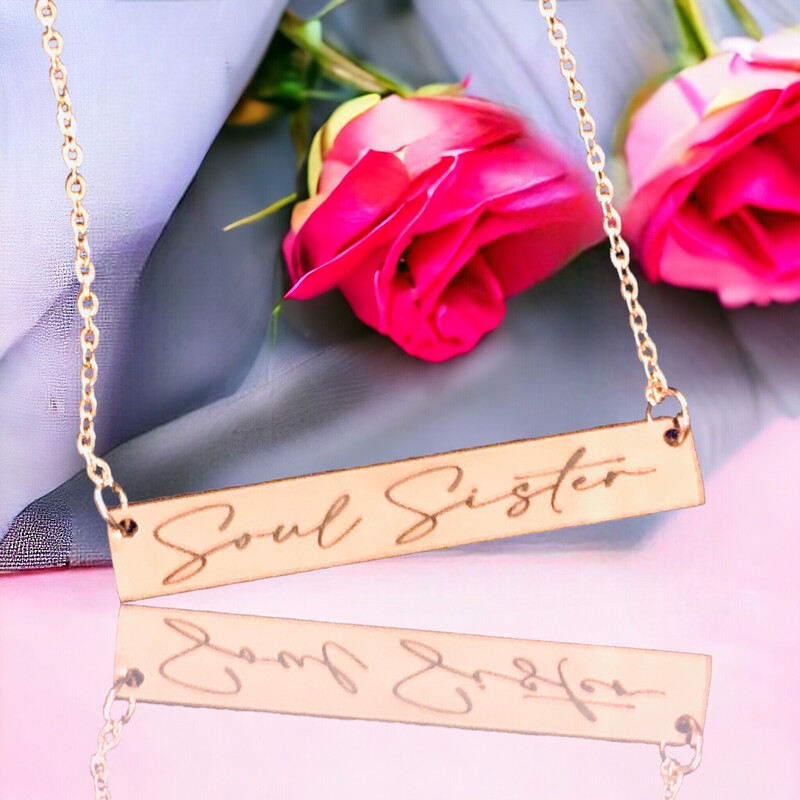 Soul Sister Horizon Bar Necklace