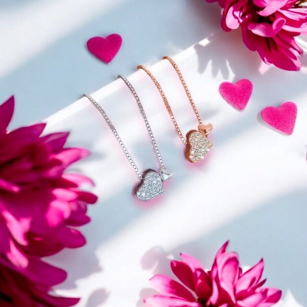 Together Forever Dual Heart Necklace