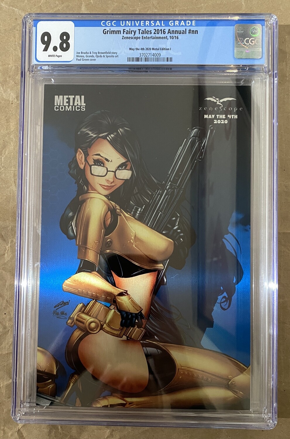 Grimm Fairy Tales 2016 Annual - May the 4th (Gold Metal) - CGC 9.8