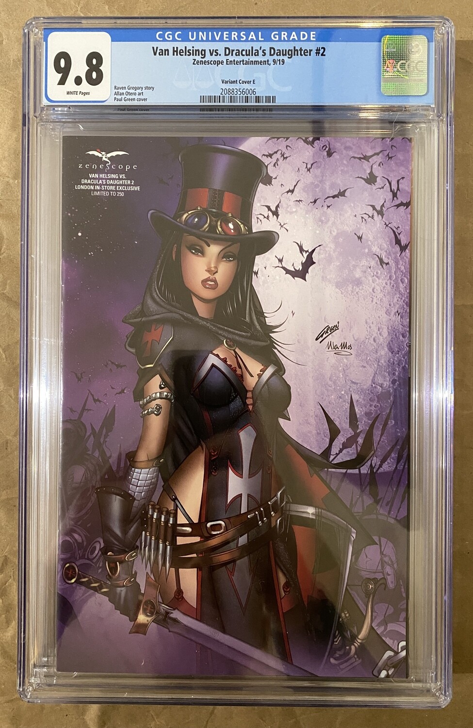 Van Helsing vs Dracula&#39;s Daughter #2 - London In-Store - CGC 9.8