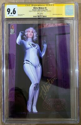 White Widow #4 - &quot;Wary&quot; Tabitha Cosplay - CGC 9.6 (Signature Series)