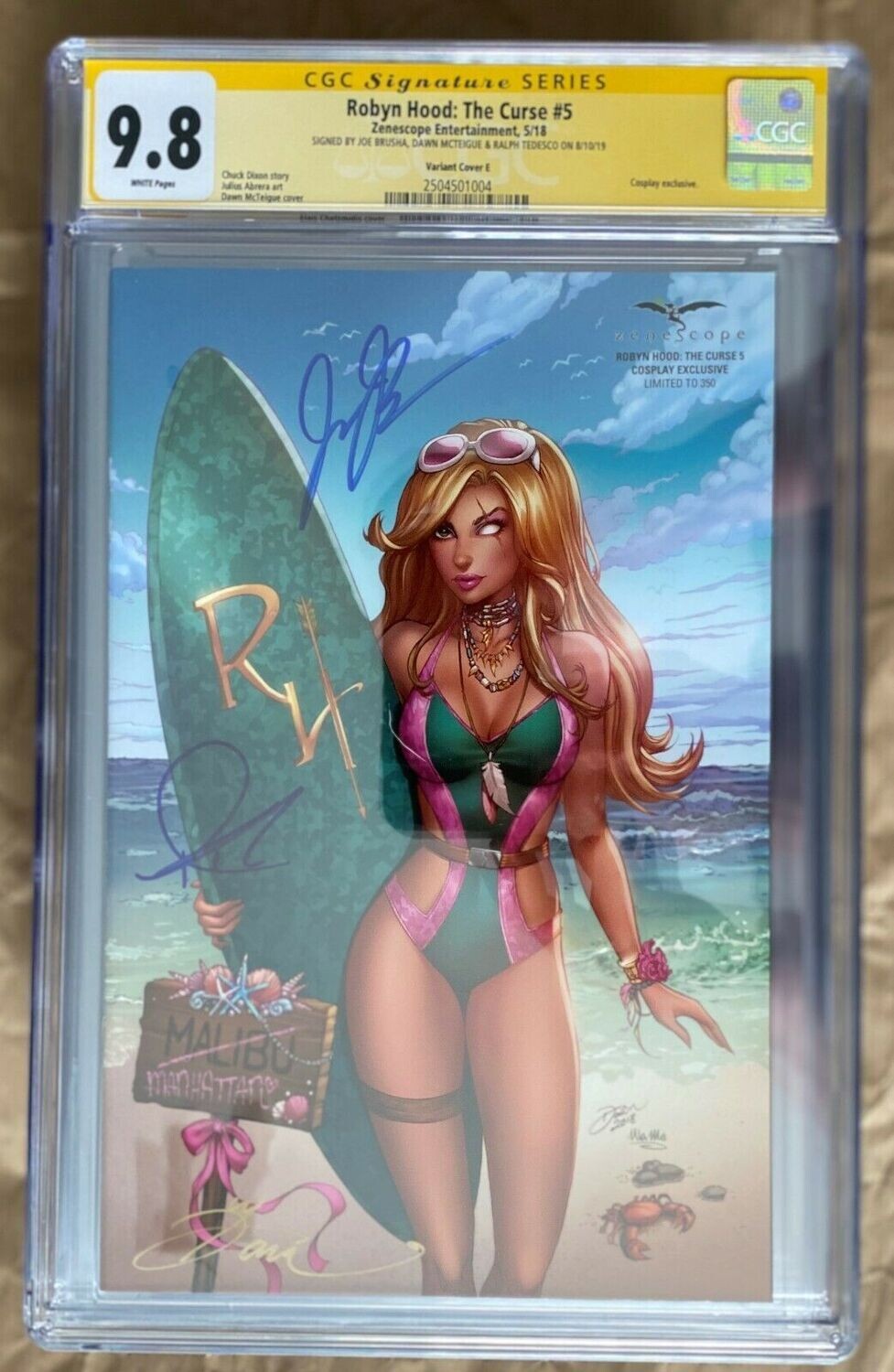 Robyn Hood: The Curse #4 - Beach Exclusive - CGC 9.8 (Signature Series)