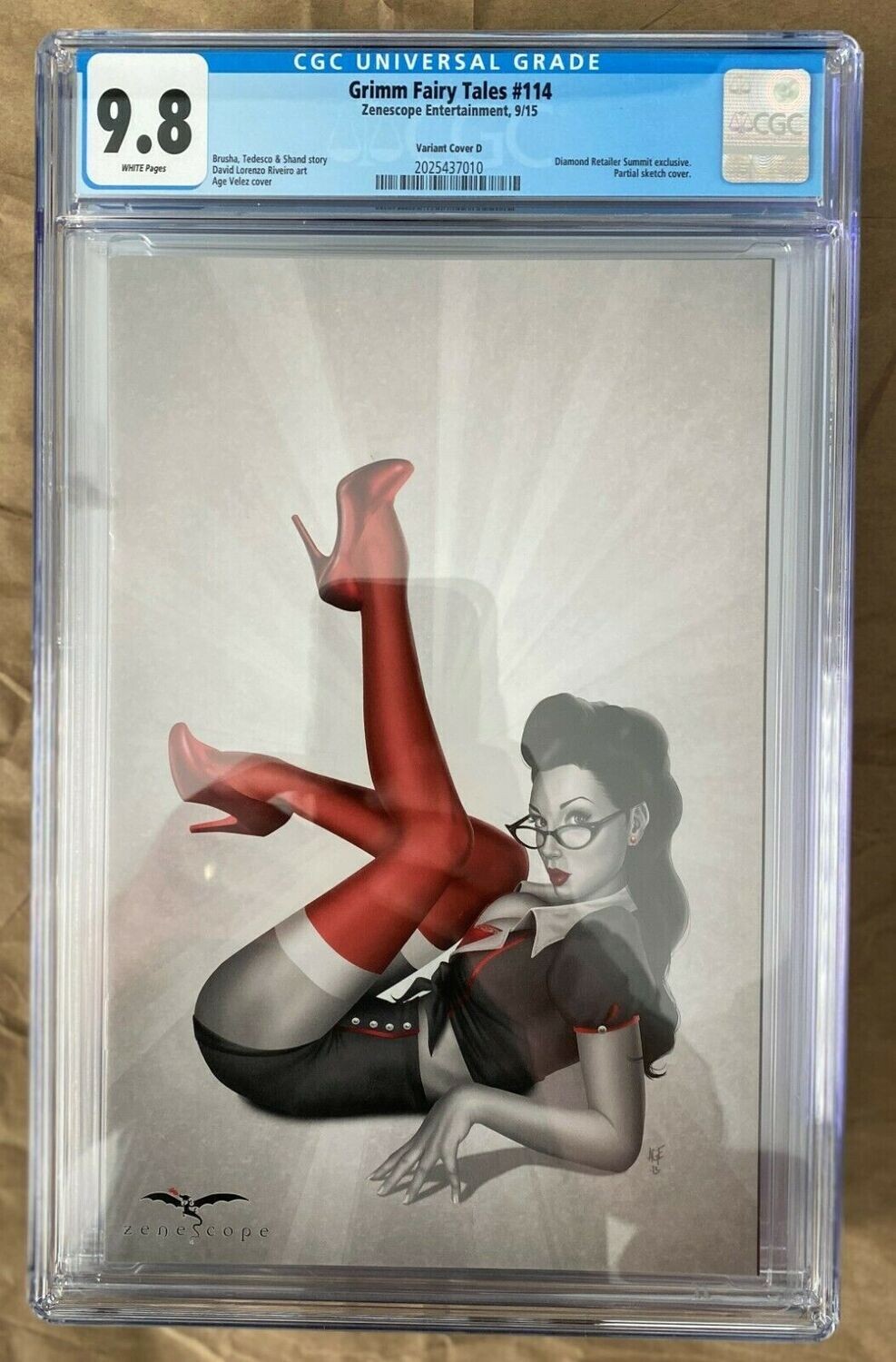 Grimm Fairy Tales #114 - Pin-Up Minimal Trade - CGC 9.8