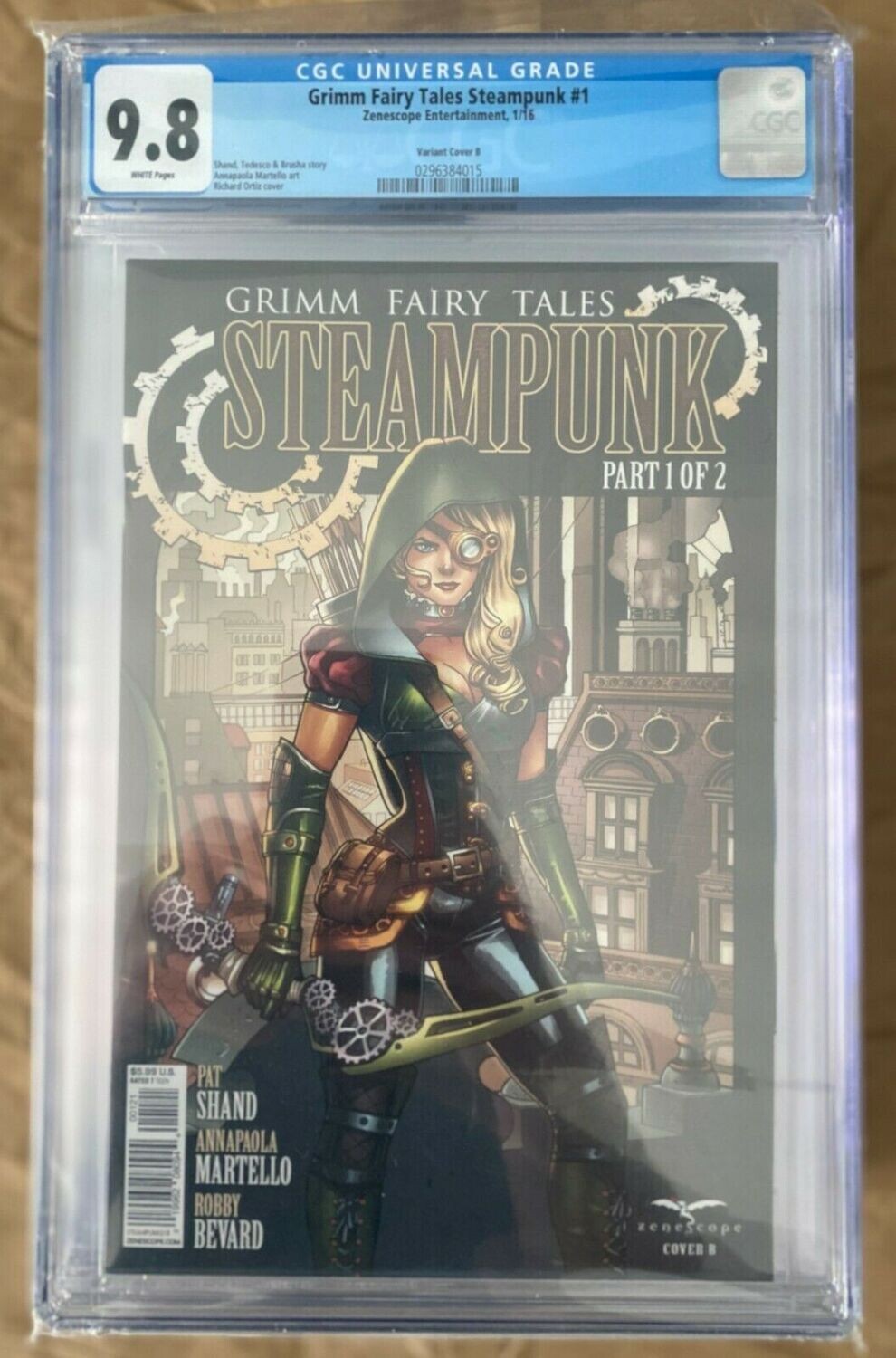 Grimm Fairy Tales  Steampunk #1 - Variant - CGC 9.8