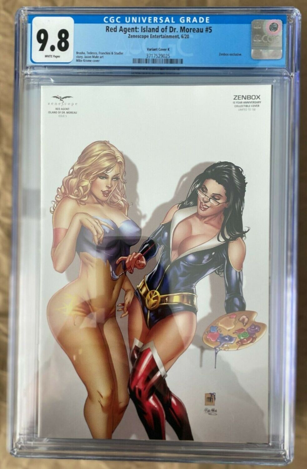 Red Agent: Island of Dr Moreau #5 - ZENBOX Exclusive - CGC 9.8