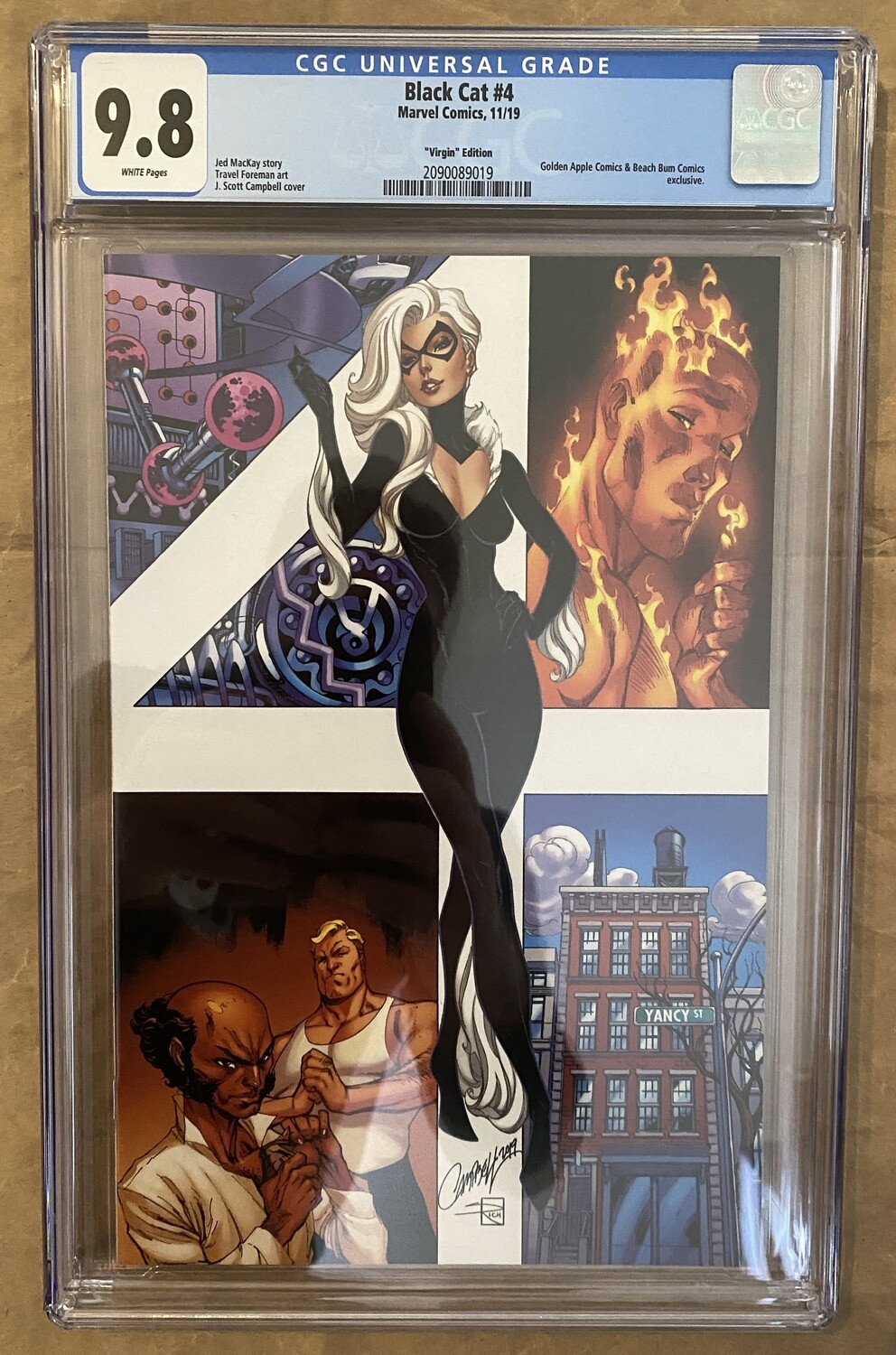 Black Cat #4 - J. Scott Campbell Virgin Exclusive - CGC 9.8