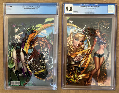 Grimm Fairy Tales Presents Oz #1 - J. Scott Campbell Wraparound - CGC 9.8