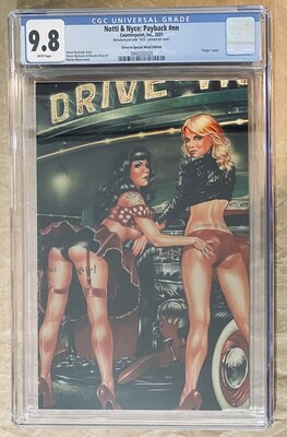 Notti &amp; Nyce: Payback - Drive-In Virgin Metal Exclusive - CGC 9.8