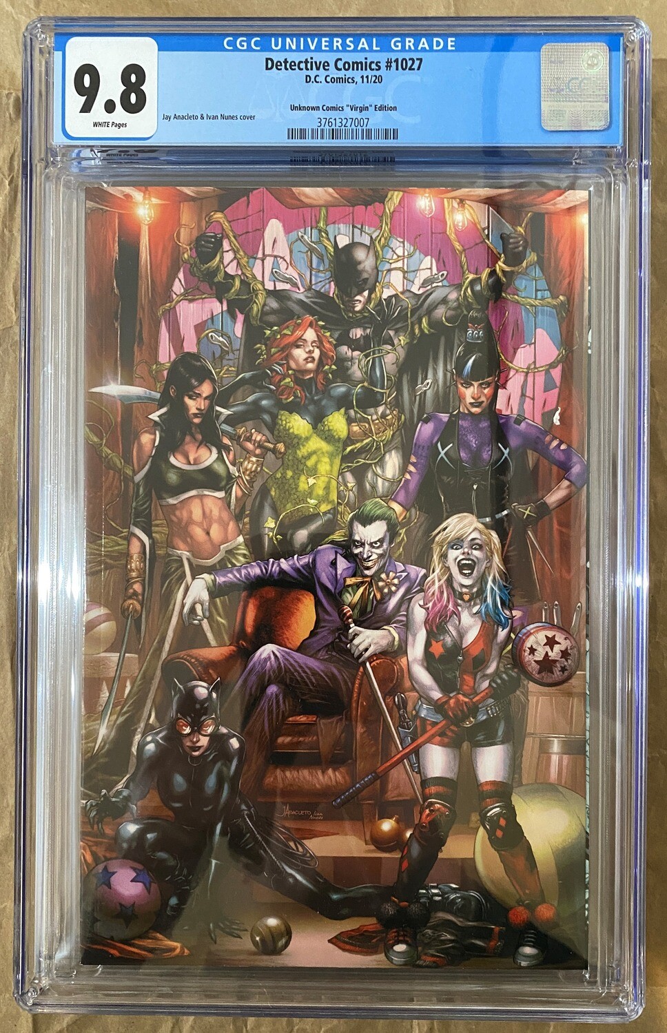 Detective Comics #1027 - Unknown Comics Virgin Exclusive - CGC 9.8