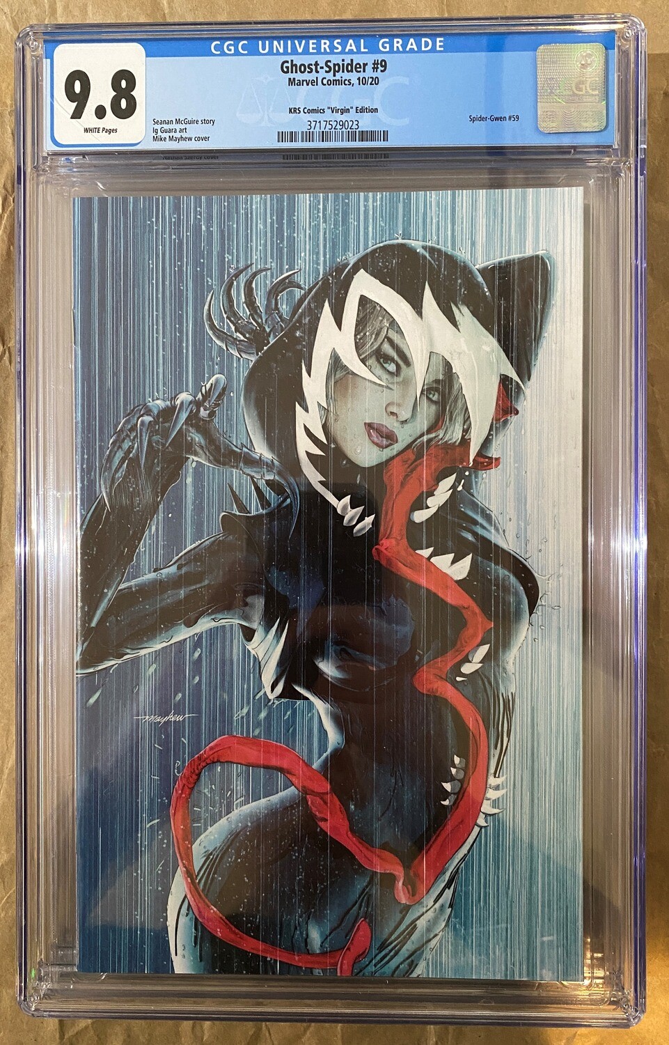 Ghost-Spider #9 - KRS Virgin Exclusive - CGC 9.8