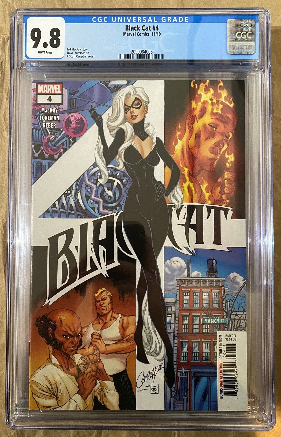 Black Cat #4 - J. Scott Campbell Exclusive - CGC 9.8
