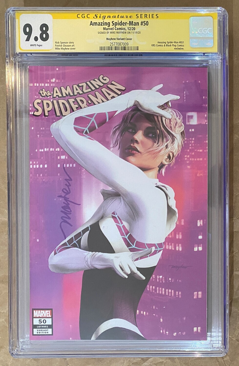 Amazing Spider-Man #50 - KRS Exclusive - CGC 9.8 (Signature Series)