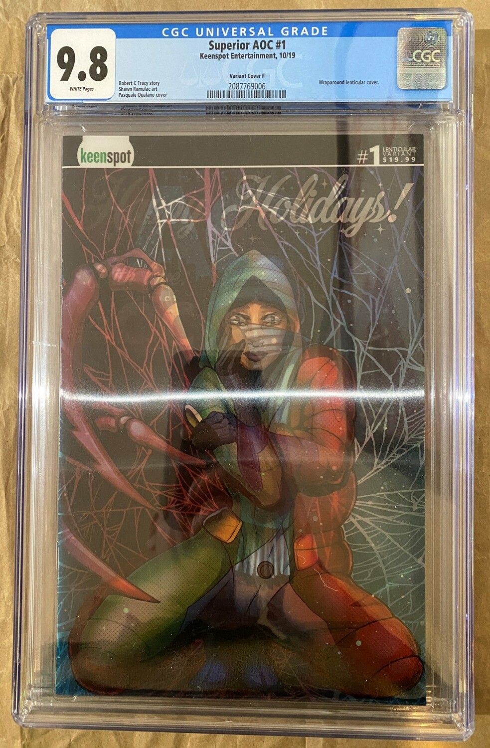 Superior AOC #1 - Lenticular Exclusive - CGC 9.8