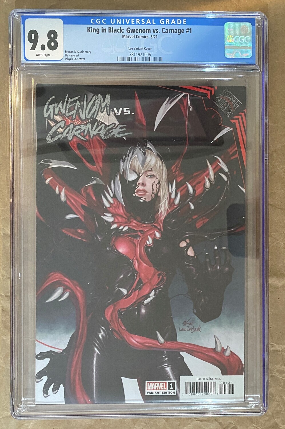 King in Black: Gwenom vs Carnage #1 - Gwen Venomized Exclusive - CGC 9.8