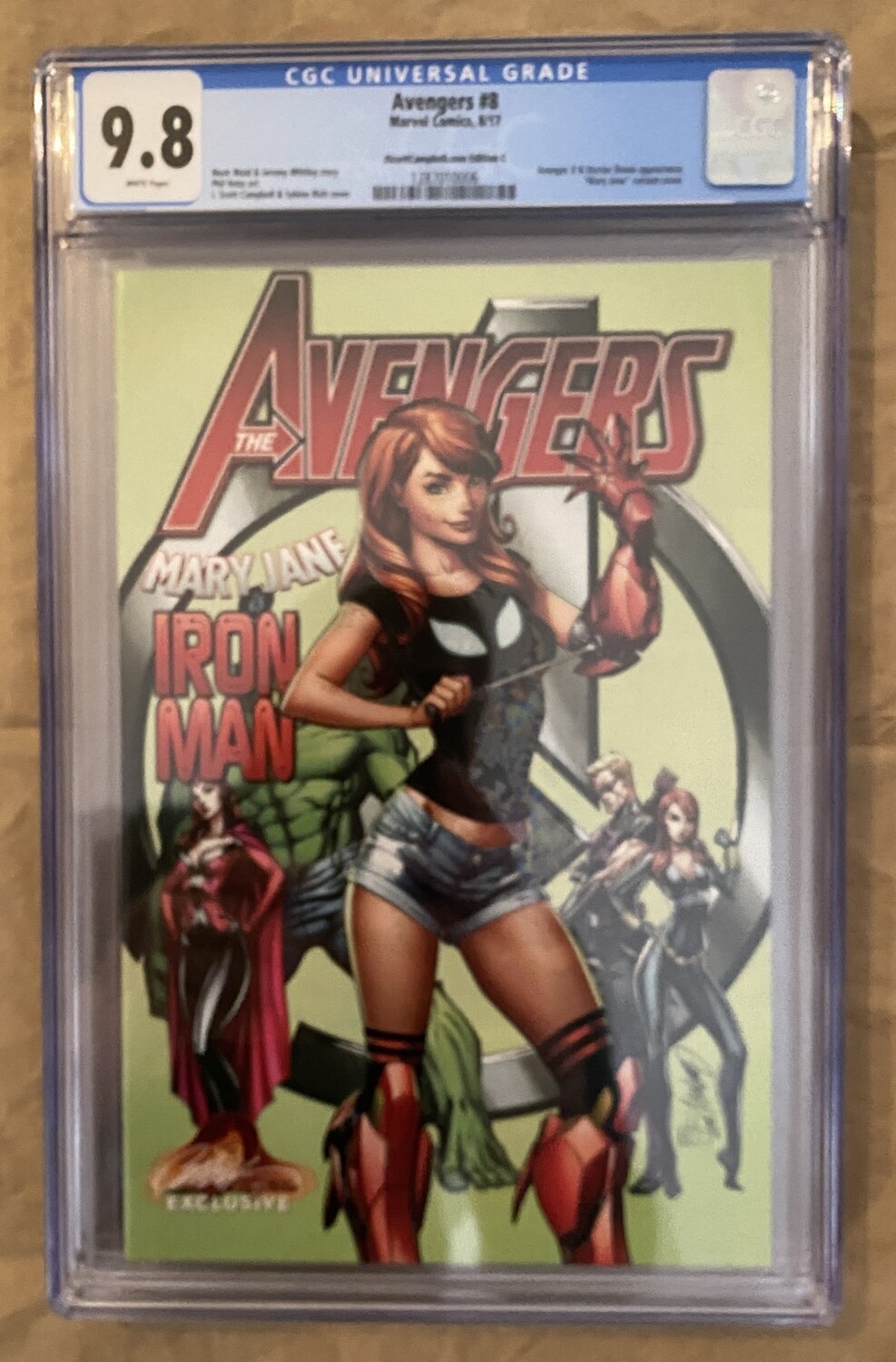 Avengers #8 - MJ Iron Man Exclusive - CGC 9.8