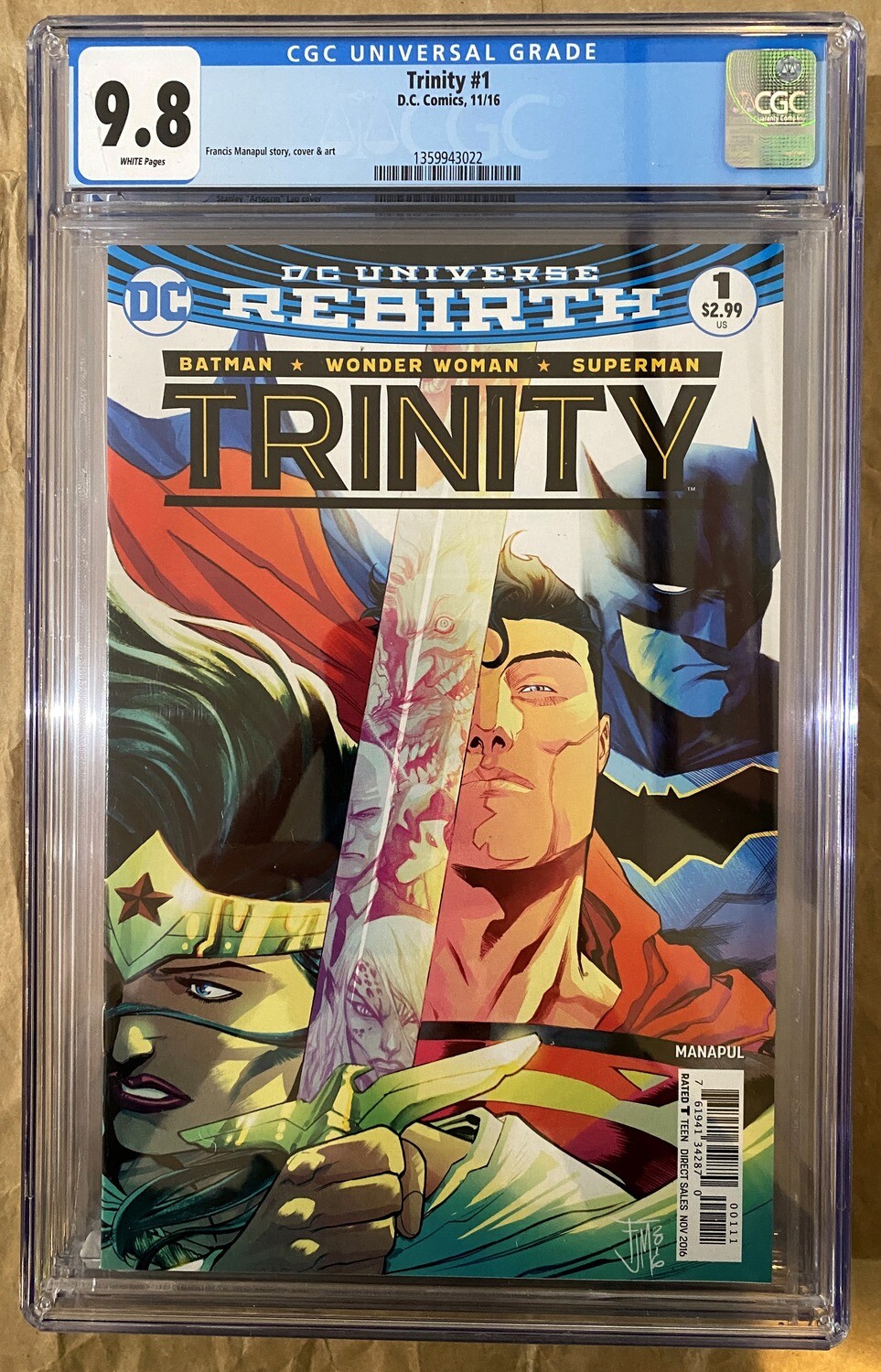 Trinity #1 - CGC 9.8