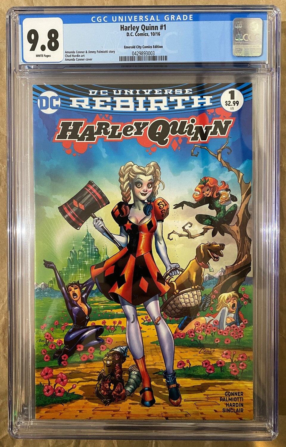 Harley Quinn #1 - Emerald City ComicCon Exclusive - CGC 9.8