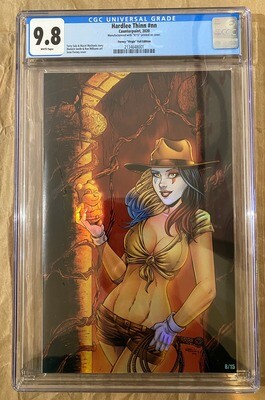 Hardlee Thinn - Indiana Jones Cosplay Virgin Foil Exclusive - CGC 9.8