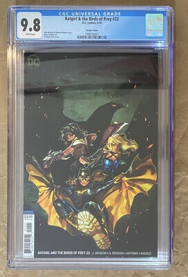 Batgirl &amp; the Birds of Prey #22 - Minimal Trade - CGC 9.8