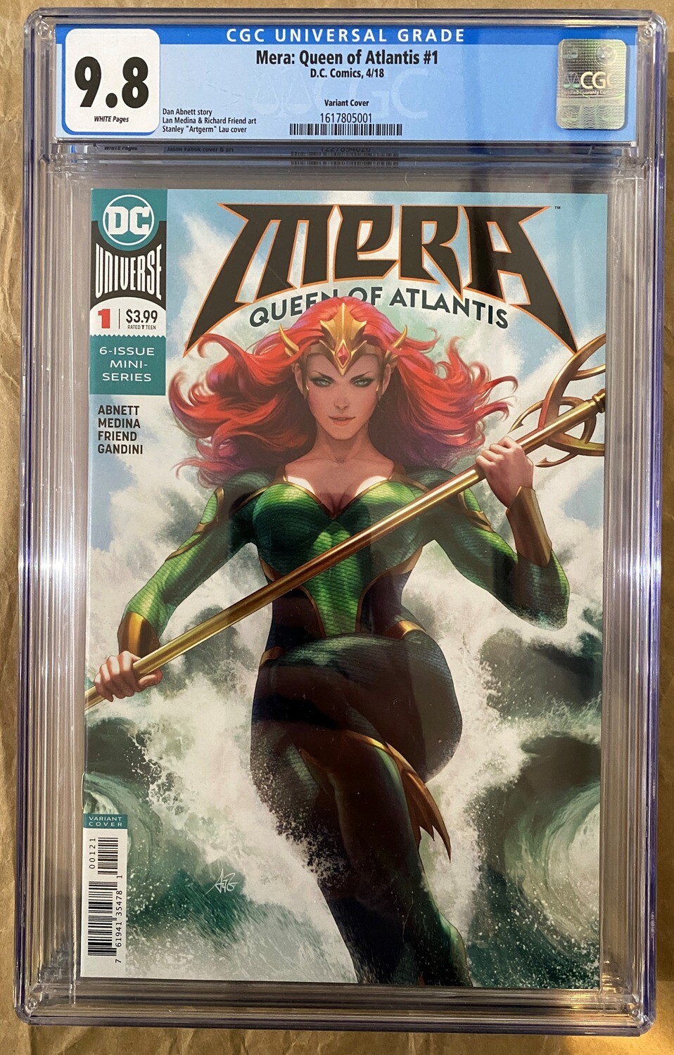 Mera: Queen of Atlantis #1- Variant - CGC 9.8