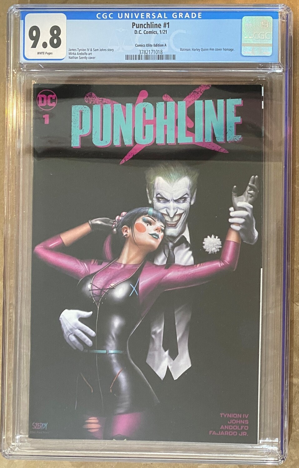 Punchline #1 - Comics Elite Trade - CGC 9.8