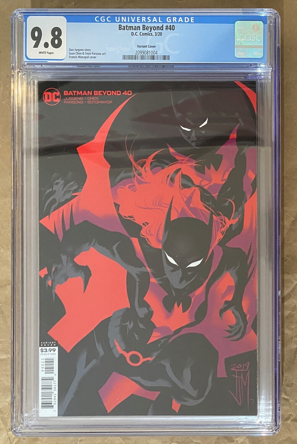 Batman Beyond #40 - Minimal Trade - CGC 9.8