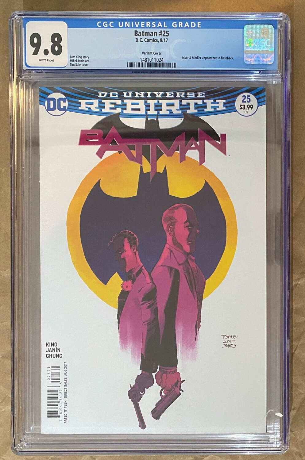 Batman #25 - Variant - CGC 9.8